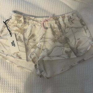 Dairy boy woodland camo shorts